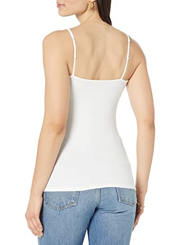 Amazon Essentials Women's Slim-Fit V-Neck Cami, Pack of 4 - color: Black/White, size: Small