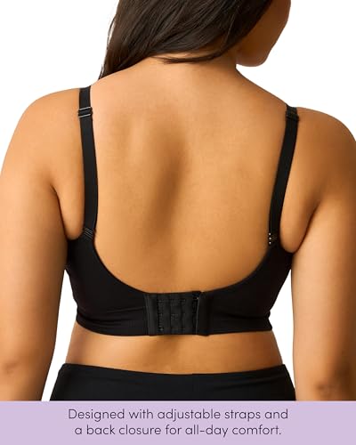 Kindred Bravely Essentials Hands Free Pumping Bra Maternity Nursing, 2 Pack - color: Black & Twilight, size: X-Large