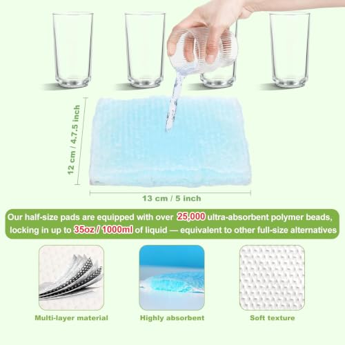 Super Absorbent Commode Pads 50 Pcs - color: 50 Pcs 5*4.75 in