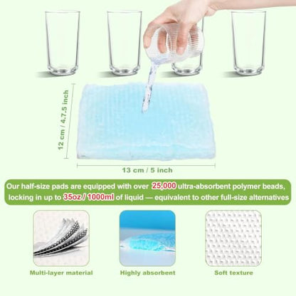 Super Absorbent Commode Pads 50 Pcs - color: 50 Pcs 5*4.75 in