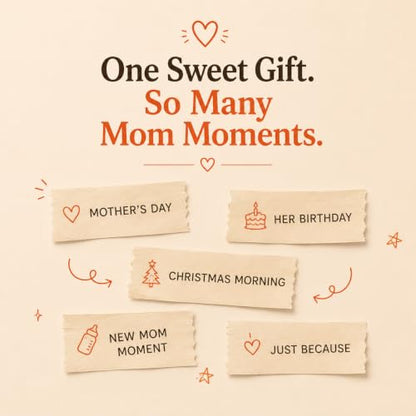 Funny Socks for Mom,Mom to be Gift with Box & Card,Size 6-12 - color: Super Mom-flower