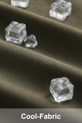 OUGES Women's Lyocell Cool Fabric Maternity Dress Ruched Pregnancy Clothes Summer Casual Dresses 2026 - color: Army Green, size: XX-Large