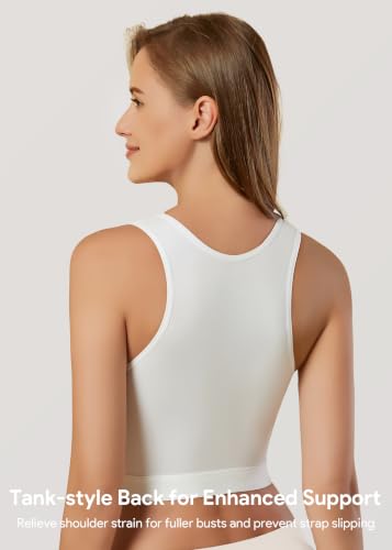HBselect Maternity Nursing Sleep Bra for Breastfeeding Wireless Bralette - color: Black/Burgundy/Lake Blue/White/Beige, size: Medium