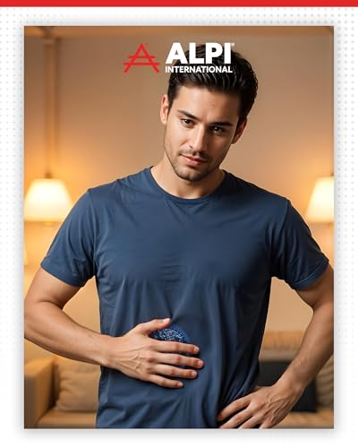 Alpi Circle Plush Gel Ice Packs, Hot or Cold Eye Mask with Beads - color: Blue, size: Circle 2 Pack