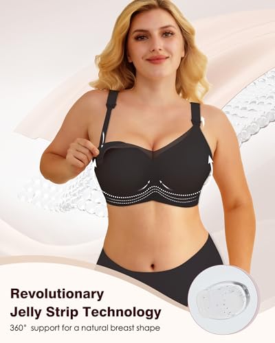 As Fairy Nursing Bras for Breastfeeding Mesh Lace Seamless Maternity Bra Pregnancy Sleep Wireless Bralette - color: Black, size: Small