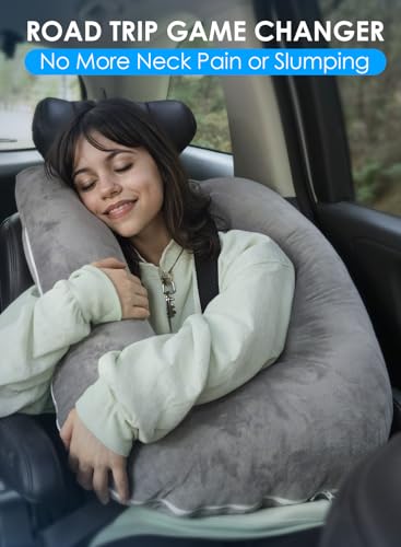 QUEEN ROSE U Shaped Pregnancy Pillow Green and Road Trip Travel Pillow