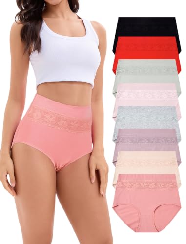 Womens Cotton Underwear Briefs Multipack - color: Brief 05 - 8 Pack - Assorted Colors, size: X-Large