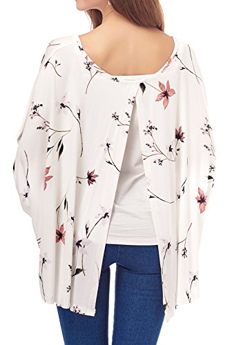 Smallshow Women's Nursing Top Maternity Poncho for Breastfeeding - color: Svp033