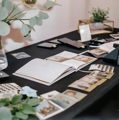 Calculs So Little So Loved Baby Shower Guest Book, Gold - color: White & Gold