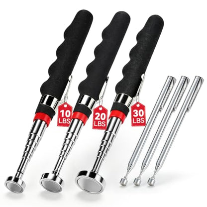 E BAVITE 6 Pack Telescoping Magnet Pick-up Tool Extendable up to 30" - size: 6 Telescop