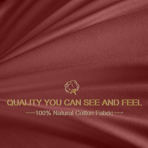 Goose Down Body Pillow for Adults, Burgundy, 20"x54" - color: Burgundy, size: 20"x54"