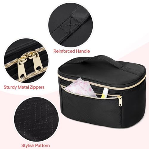 Fasrom Wearable Breast Pump Bag, Portable Pump Carrying Case for Moms - color: Black