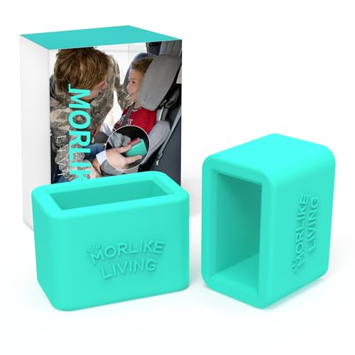 Morlike Silicone Buckle Holder Booster - Fits Most, Not All (Light Blue, 2 Pack) - color: Light Blue, 2 Pack