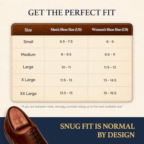 HOUNDSBAY Cedar Shoe Tree, Shoe Trees for Men & Women - Shaper & Stretcher - size: XX-Large / 13.5 - 15 US
