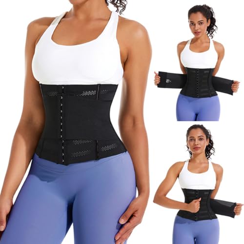 Postpartum Belly Band Postpartum Belly Wrap, Adjustable Belly Binder Post Partum Abdominal Binder Post Surgery, Breathable Waist Trainer for Women Lower Belly Fat, Faja Postparto Para Mujer - color: Black, size: 3X-Large