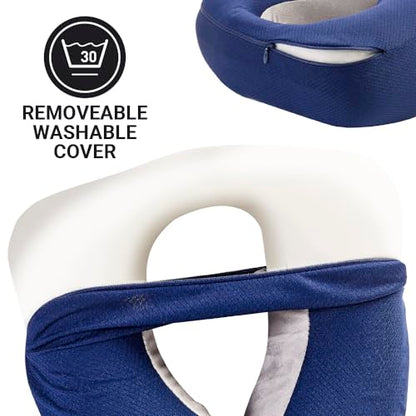 Go Travel American Dreamer, Deluxe Travel Pillow, Memory Foam Neck Pillow - color: Dark Blue
