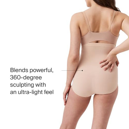 SPANX SPANXsculpt Power Series High-Waisted Brief - color: Soft Nude, size: 3X