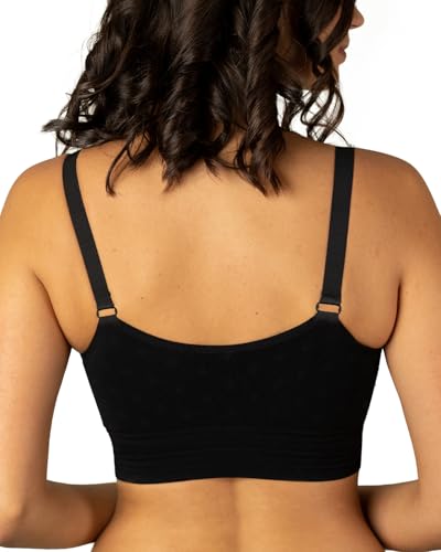 Coobie Seamless Scoopneck Bra - color: Black, size: Large