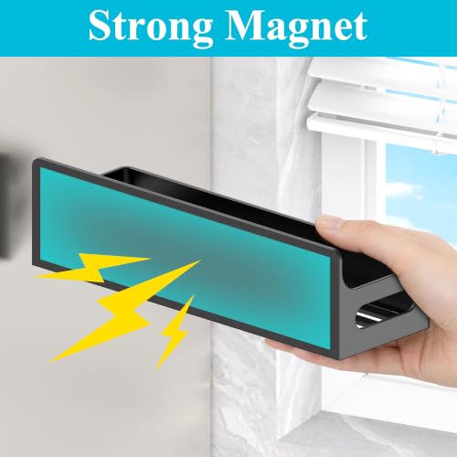 HuggieGems Magnetic Water Bottle Holder for Fridge Black, 4 Pack - color: Upgrade Black, size: 4 Pack