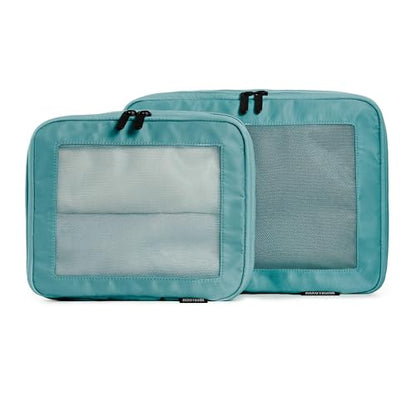 Aerotrunk Compression Packing Cubes for Travel, 2-Pack, Teal - color: Teal, size: 2-Pack