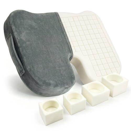Cushy Tushy Premium Customizeable Seat Cushion, Gray - color: Grey, size: Customizable
