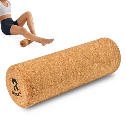 Rocalt Cork Roller, Firm Foam Roller Alternative for Massage, 12 x 4 in - size: 12" X 4"