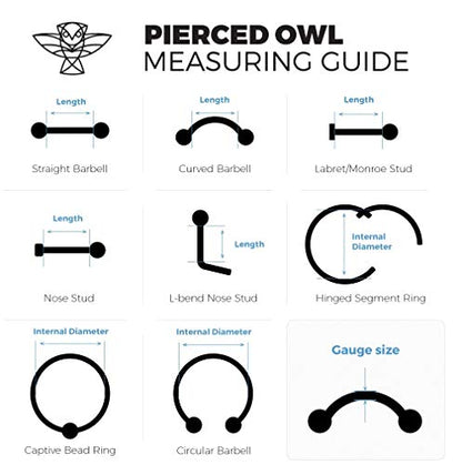 Pierced Owl - 16GA Flexible Pregnancy Maternity Belly Button Retainer