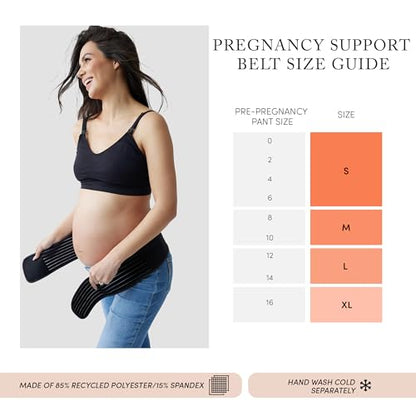 Ingrid & Isabel Basics Maternity Support Belt, (Black | Small/Medium) - color: Black, size: Small/Medium