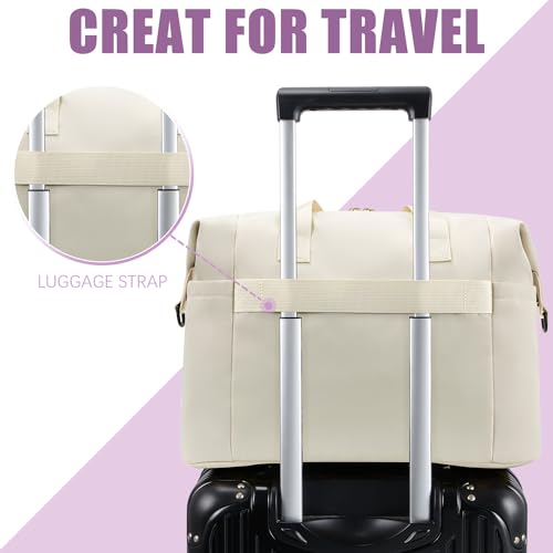 Tuwubi Diaper Bag Tote,Baby Diaper Bag with Pacifier Case - color: White, size: Large