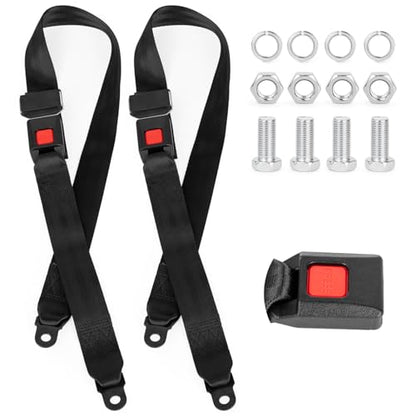 Universal Golf Cart Seat Belt Adjustable 2 Pack