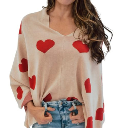 Toci Nursing Cover Poncho – Soft Breathable Breastfeeding Cover, 360° Full Coverage, Lightweight Multi-Use Nursing Scarf - color: Sweetheart