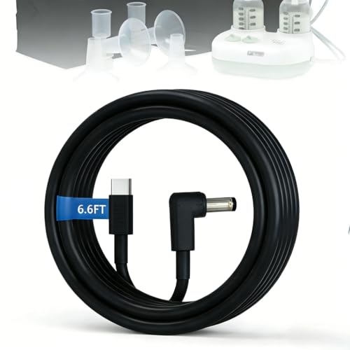 9V USB Adapter Charger for Medela Pump-in-Style Advanced Breast Pump Replaces Part #67174 or 920.7010 9207010 USB C Cable Black - color: Usb C Charger Cable Black