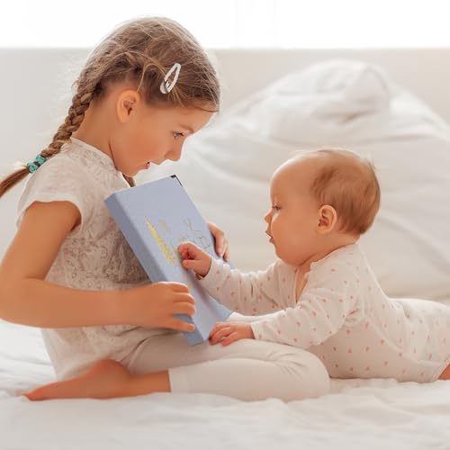 Keepsake Baby Memory Book for Boys and Girls - Timeless First 5 Year Book - color: Blue