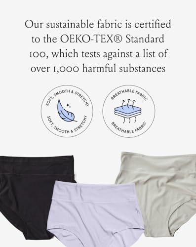 Bodily All-In Panty, Maternity, Postpartum & C-Section Underwear, 3 Pack