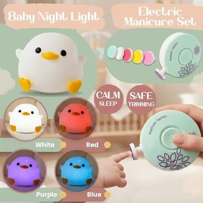 New Baby Gift Basket Curated 22-Piece Set with Infant Development Toys - color: 21 PCS - MINT GREEN