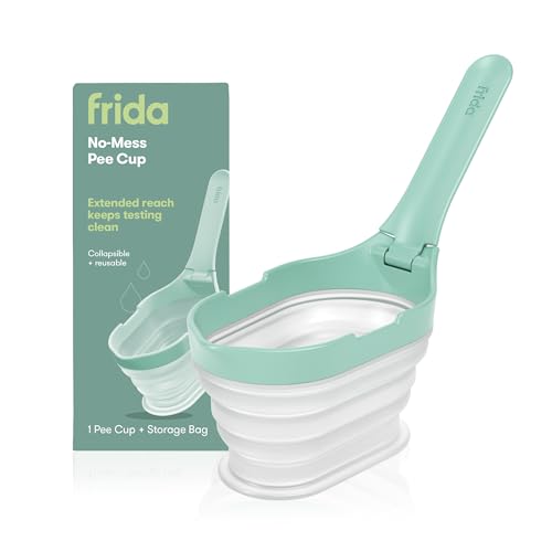 Frida Fertility No-Mess Pee Cup, Reusable Urine Cup, Pregnancy Tests w/Bag - style: Pee Cup
