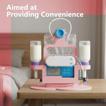 G-Tube Feeding Pump Carrier for Infinity Pump, No Tools Required(Pink) - color: Pink