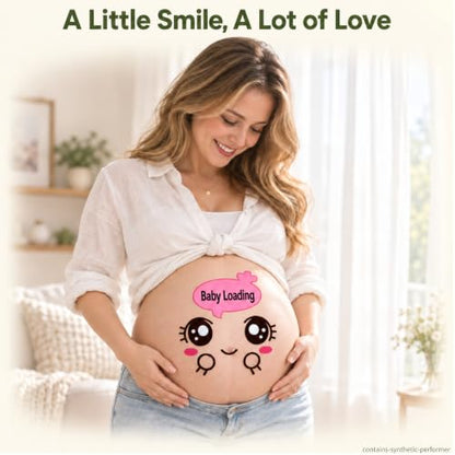Pregnancy Belly Stickers for Maternity Photos (Happy) - style: Happy