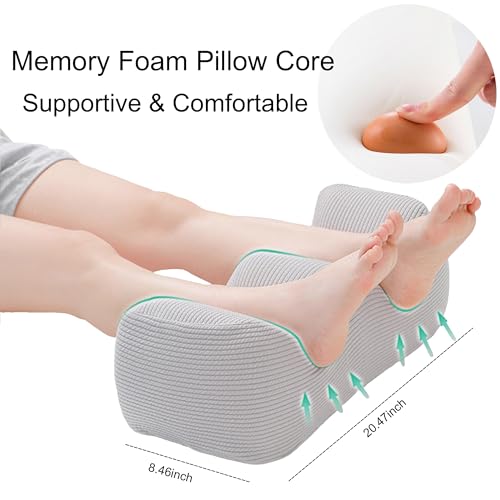 Leg Pillow Elevation Blood Circulation for After Surgery - color: Grey