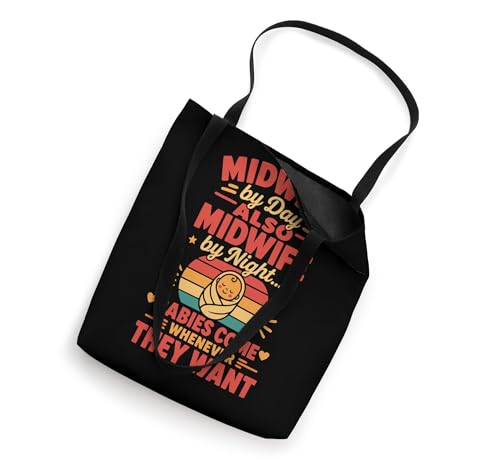 Midwife Night Shift Labor Delivery Hospital Birth Doula Tote Bag