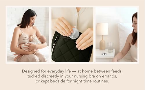 925 Sterling Silver Nursing Cups for Breastfeeding Moms | Gentle Protection Between Feeds | Reusable Silver Nipple Cups for Sore & Sensitive Nipples - size: Extra Large