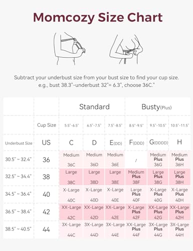 Momcozy Mesh Pumping Bra Hands Free, Plus Size Nursing Bras for Pumping - color: Black, size: 3X-Large