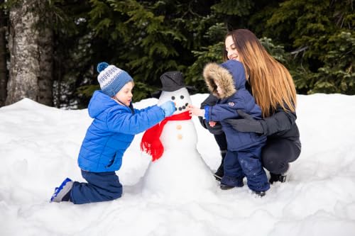 Little Pear Build A Snowman Decorating Kit, Christmas Winter Activity - color: Snowman Making Kit