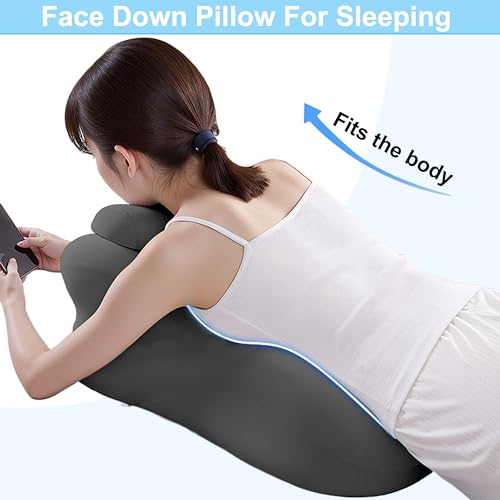 Wedge Pillow For Acid Reflux Relief,Bed Wedge Pillow for Sleeping - color: Black