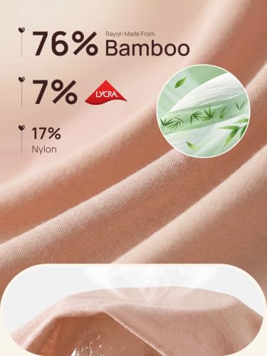 Summer Mae Maternity Shapewear Viscose Made from Bamboo Seamless for Dress - color: Blush Nude, size: Small