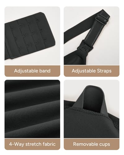 Stelle Nursing Bras Maternity Bralette Seamless for Breastfeeding - color: 1 Pack Black, size: Large