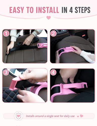 Mimibelt Car Seat Pillow for Pregnancy (Pink) - color: Pink