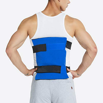 WORLD-BIO Large Ice Pack for Hip,Reusable Cold Compress Ice Pack with Cover - size: 11x14 Inch (Pack of 1)