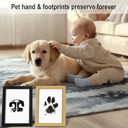 echosari 2Pack Inkless Baby Hand and Footprint Kit with Picture Frame 5x3in - size: 2 Pack-Large