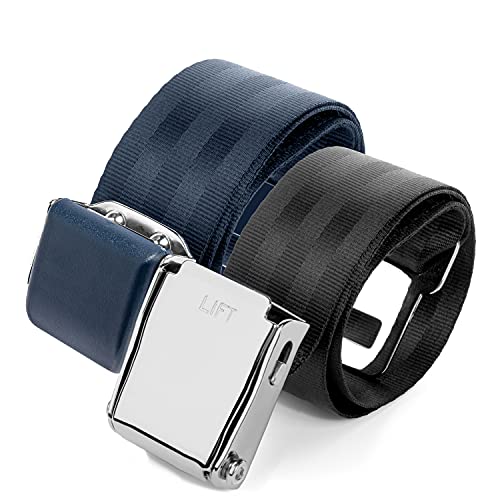 2 Mirone Adjustable Airplane Seat Belt Extenders Seatbelt Extension for All Airlines (7-32 Inch), E-9 Safety Certified (Type A & B)